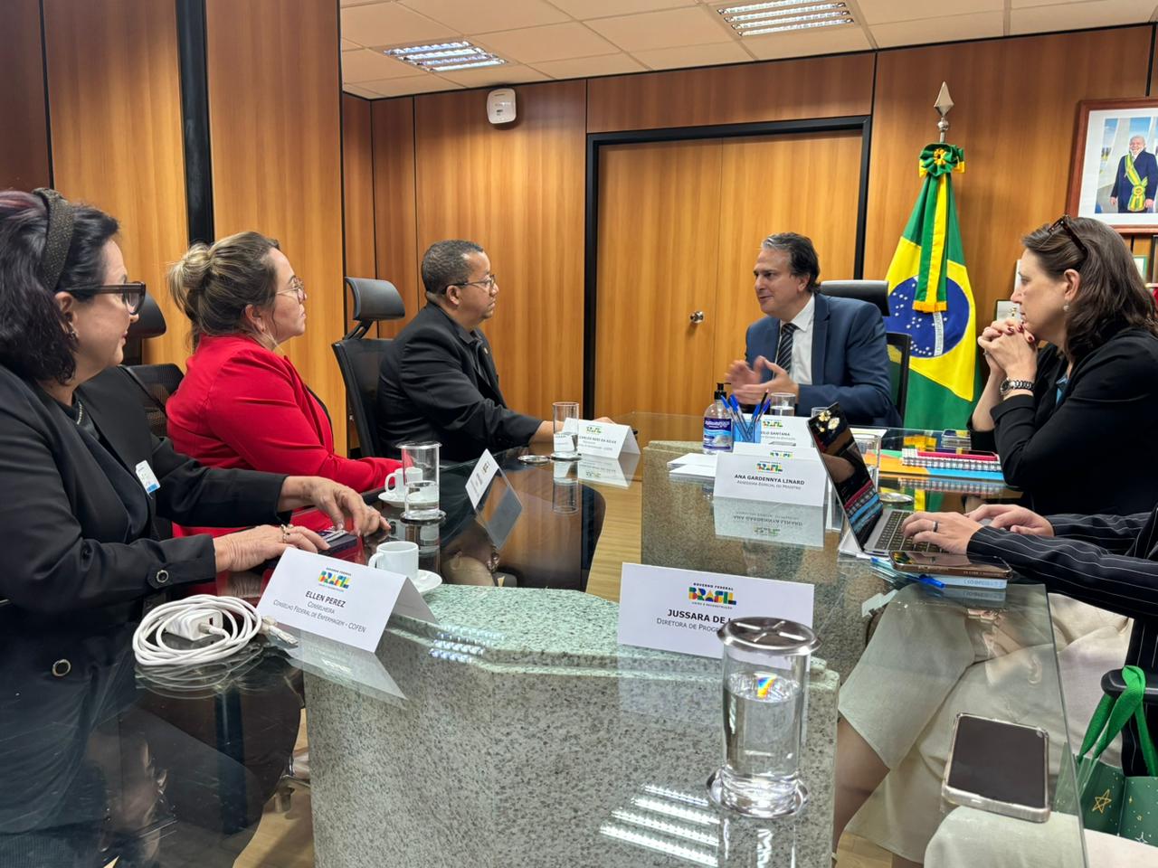 Presidente do Cofen, Manoel Neri se reúne com Ministro da Educação, Camilo Santana