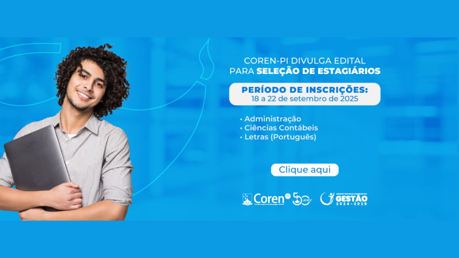 Coren-PI abre seleção para estagiários