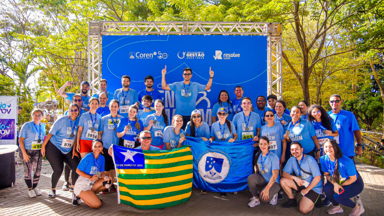O meu pódio é a saúde: primeira corrida da Enfermagem em comemoração aos 50 anos do COREN PI