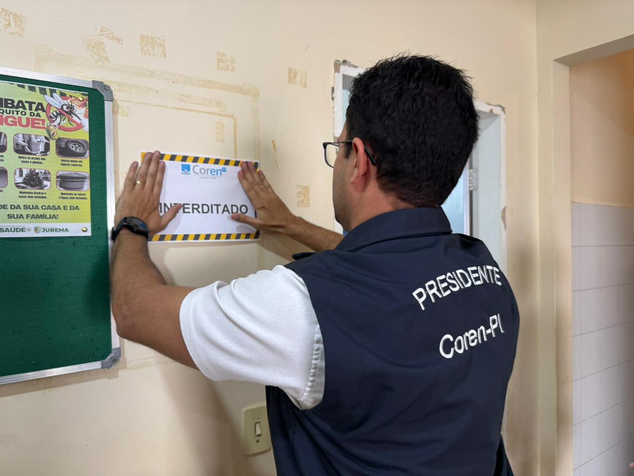 Ausência de enfermeiro e falhas estruturais levam Coren-PI a interditar serviços de Enfermagem no município de Jurema