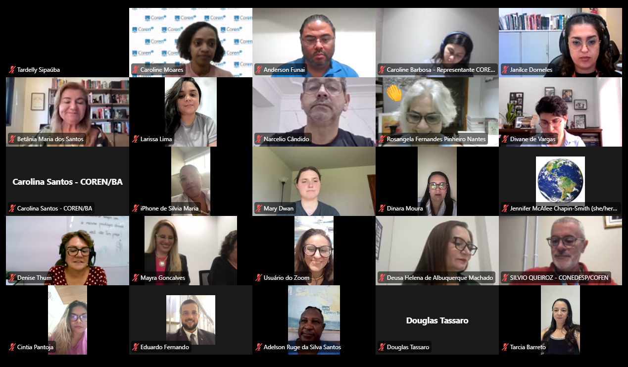 Piauí participa de discussão nacional do Cofen sobre cuidado a pessoas em crise por uso de drogas