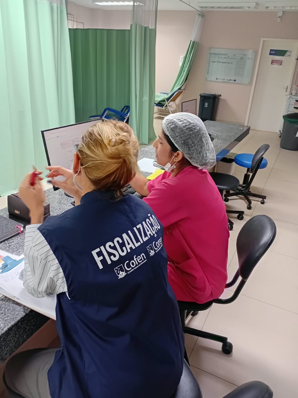 Coren-PI fiscaliza Centro Obstétrico do Hospital Dirceu Arcoverde, em Parnaíba