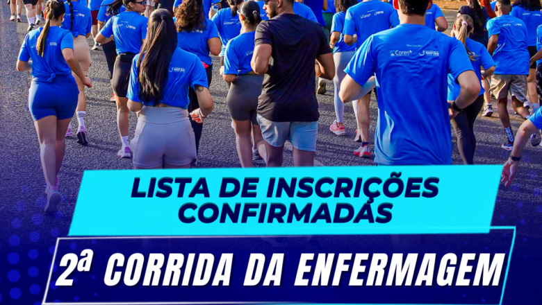 Coren-PI divulga lista de inscritos confirmados na 2ª Corrida da Enfermagem
