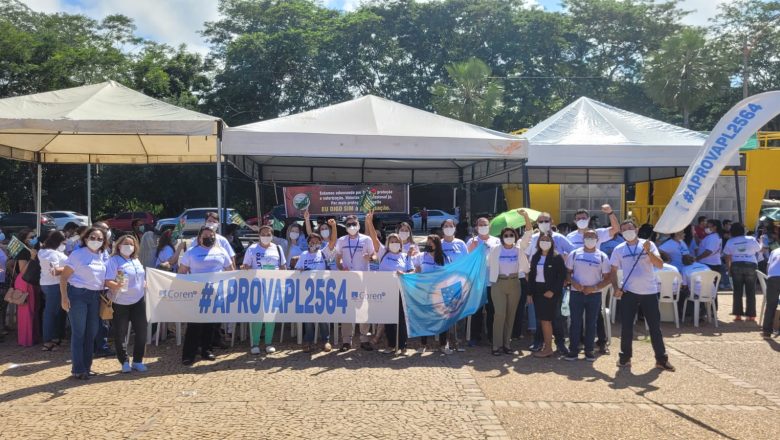 Coren-PI participa de mobilização nacional da Enfermagem pela aprovação do piso salarial