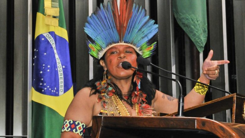 Ministra dos Povos Indígenas Sônia Guajajara é enfermeira
