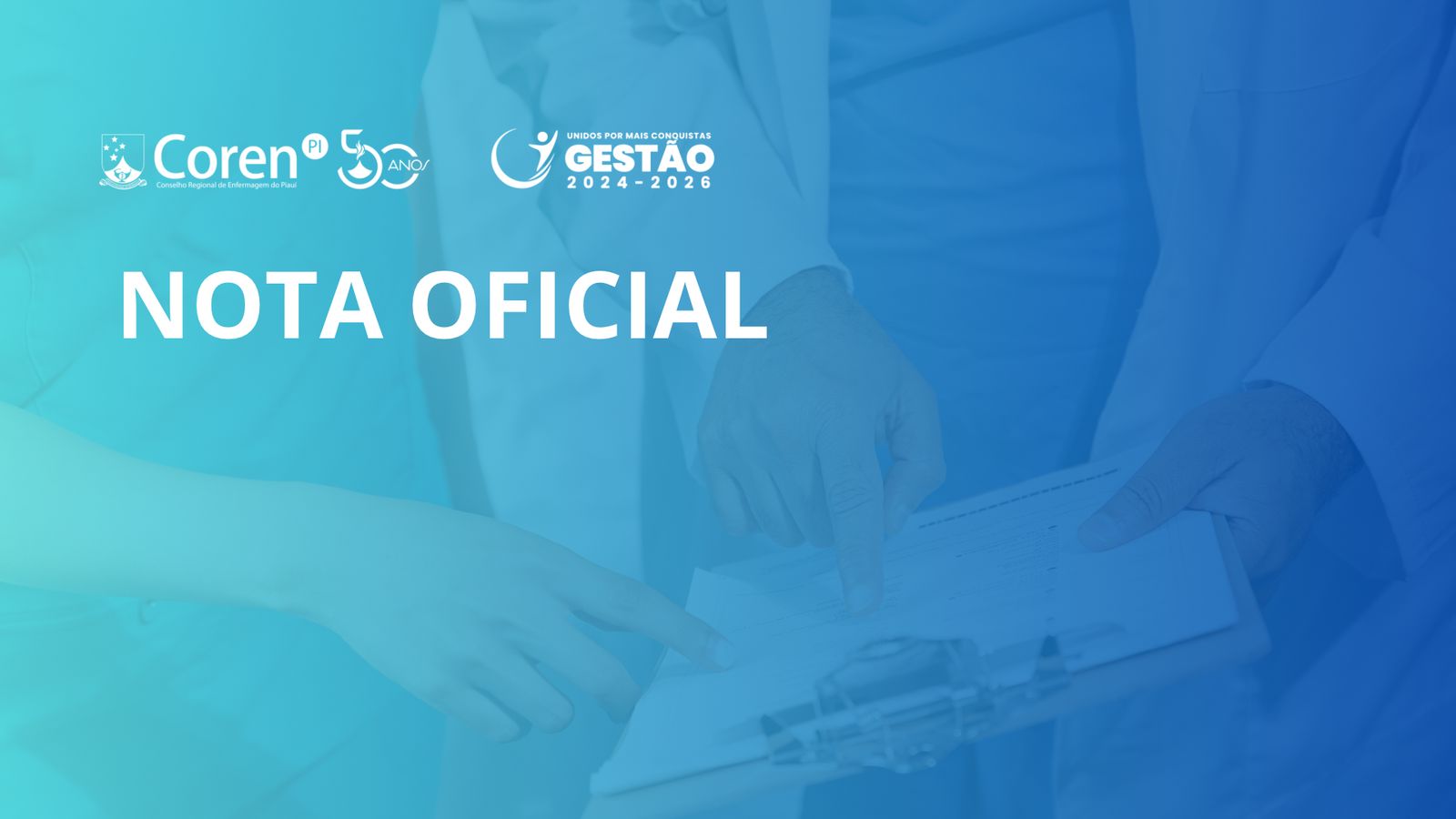 NOTA OFICIAL – Crise no HUT