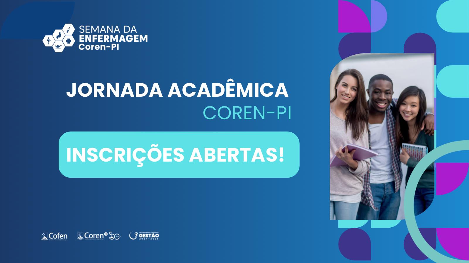 Coren-PI abre inscrições para Jornada Acadêmica voltada a estudantes de Enfermagem