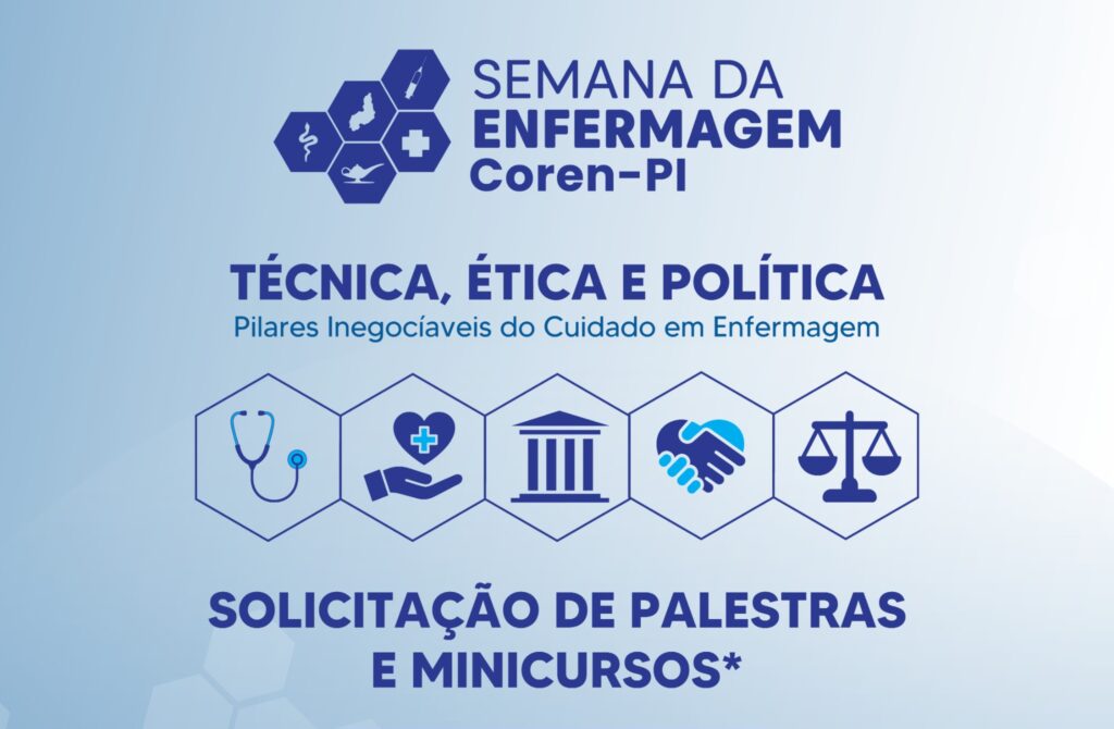 Semana da Enfermagem 2026: Solicitação de palestras e minicursos disponível