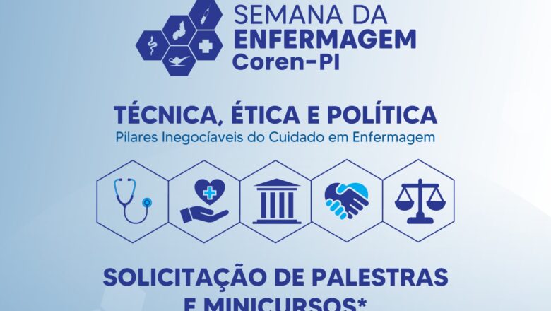 Semana da Enfermagem 2026: Solicitação de palestras e minicursos disponível