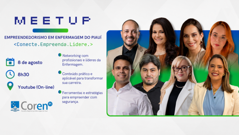 Coren-PI abre inscrições para o I Meetup de Empreendedorismo em Enfermagem do Piauí