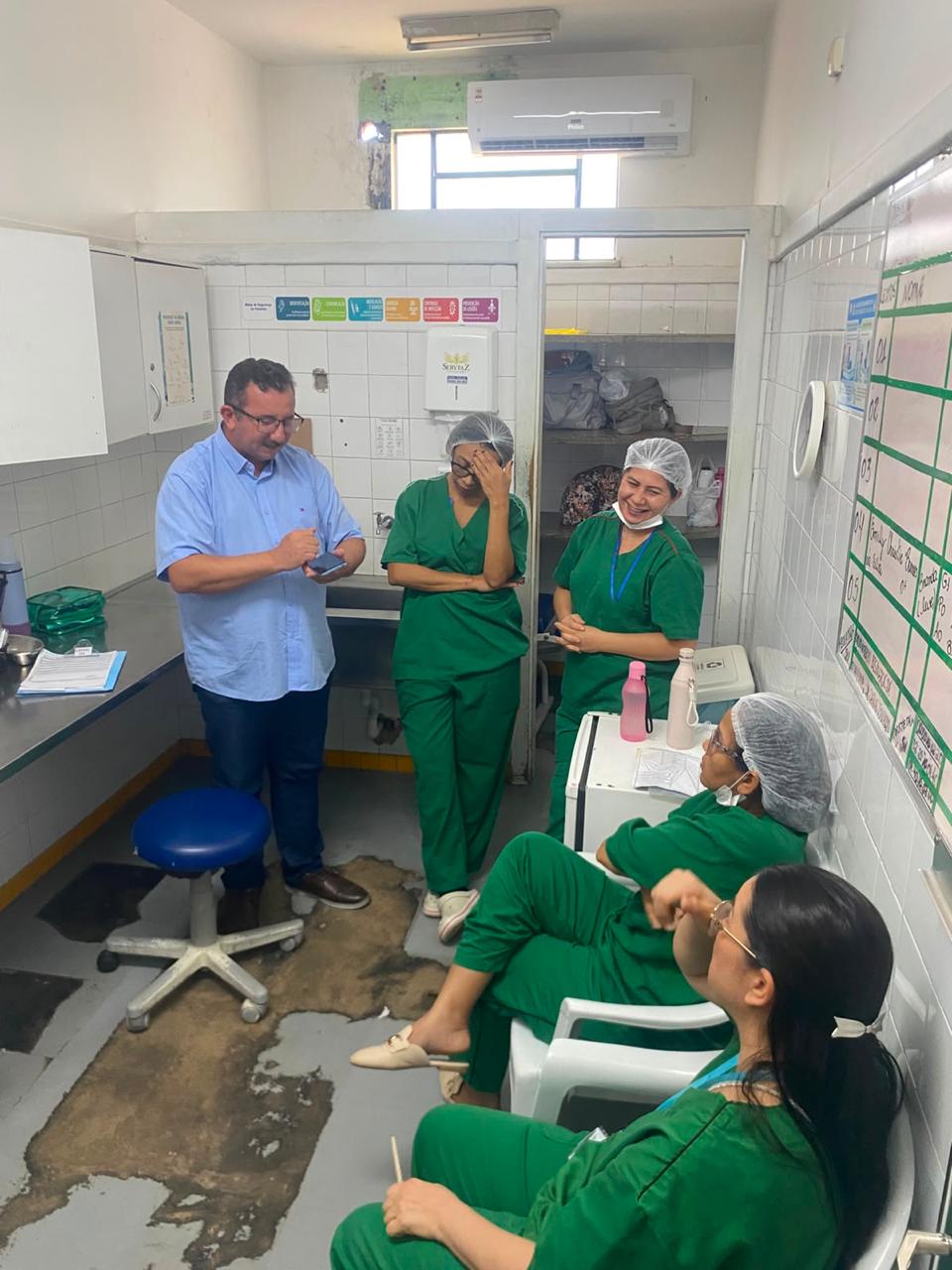 Coren-PI realiza visita técnica à Maternidade Professor Wall Ferraz para acompanhar condições do exercício profissional da Enfermagem