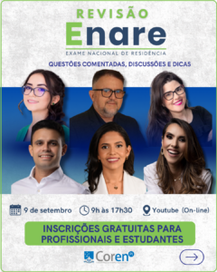 Coren-PI promove revisão gratuita para preparação de Enfermeiros(as) e estudantes para o ENARE