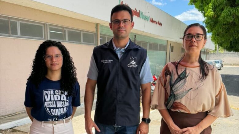Coren-PI realiza visita técnica ao Hospital Municipal Dr. Alberto Neto para discutir organização da assistência de Enfermagem
