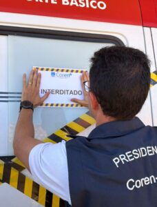 Coren-PI interdita Serviço de Enfermagem do SAMU de Luís Correia